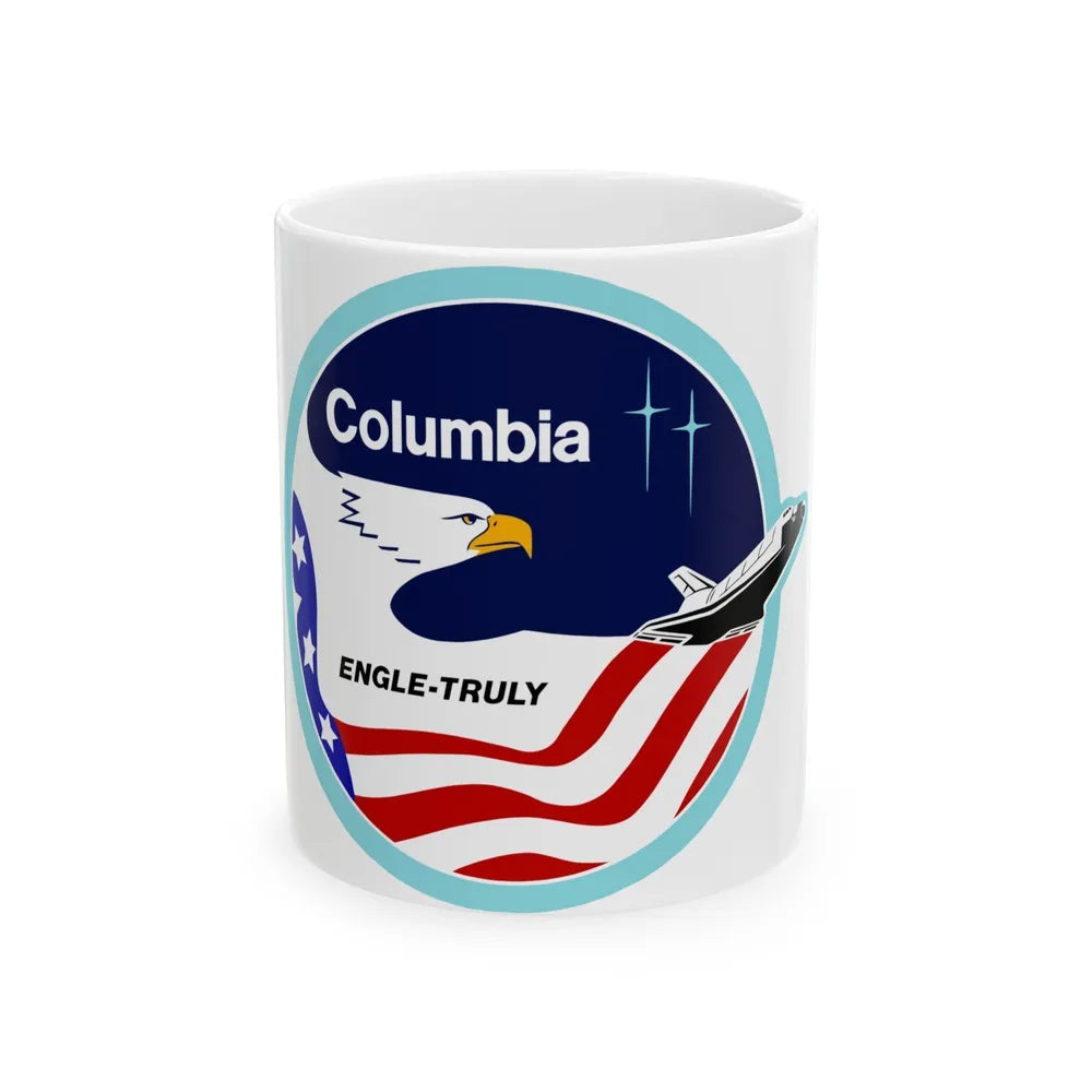 STS 2 (NASA) White Coffee Mug-11oz-Go Mug Yourself