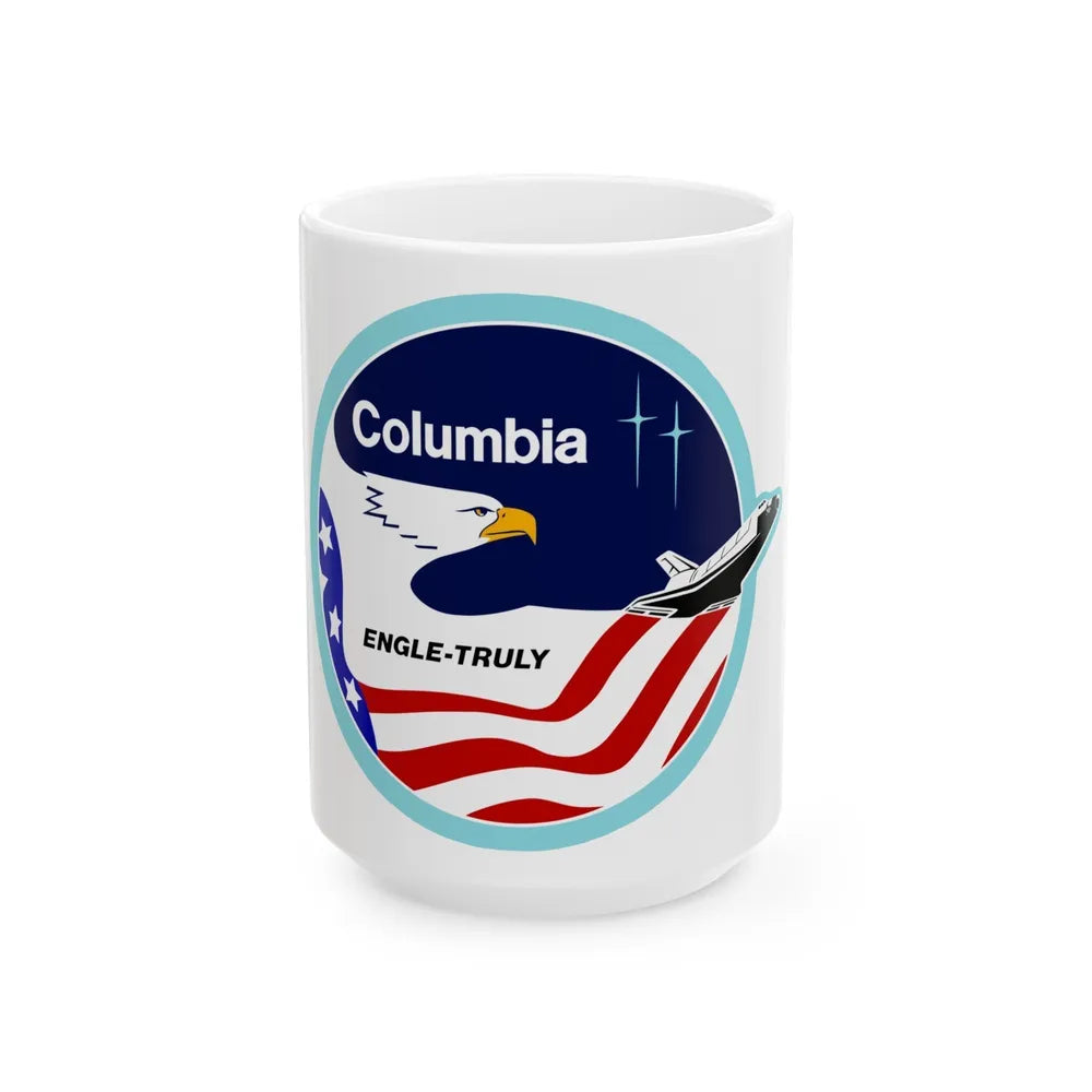 STS 2 (NASA) White Coffee Mug-15oz-Go Mug Yourself