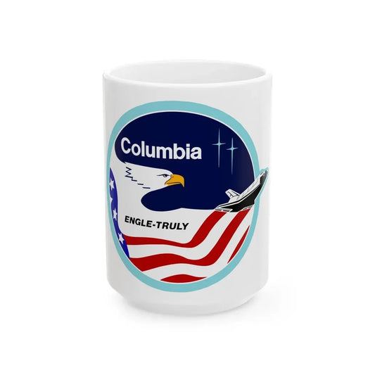 STS 2 (NASA) White Coffee Mug 15oz - Go Mug Yourself
