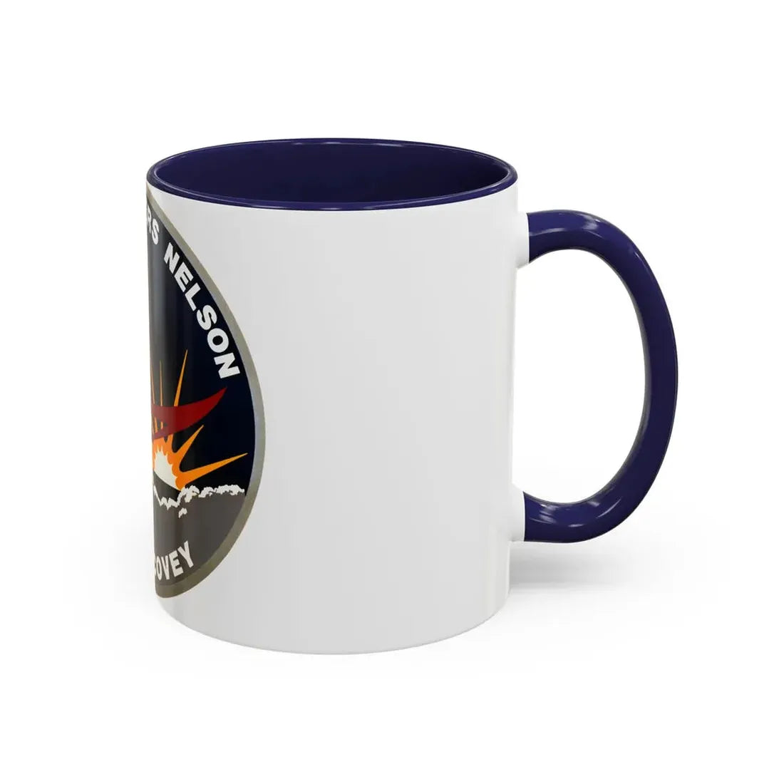 STS 26 (NASA) Accent Coffee Mug - Go Mug Yourself