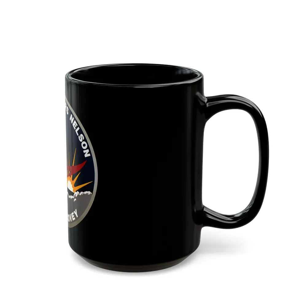 STS 26 (NASA) Black Coffee Mug-Go Mug Yourself