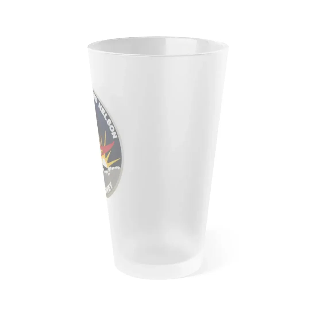 STS 26 (NASA) Frosted Pint Glass 16oz - Go Mug Yourself