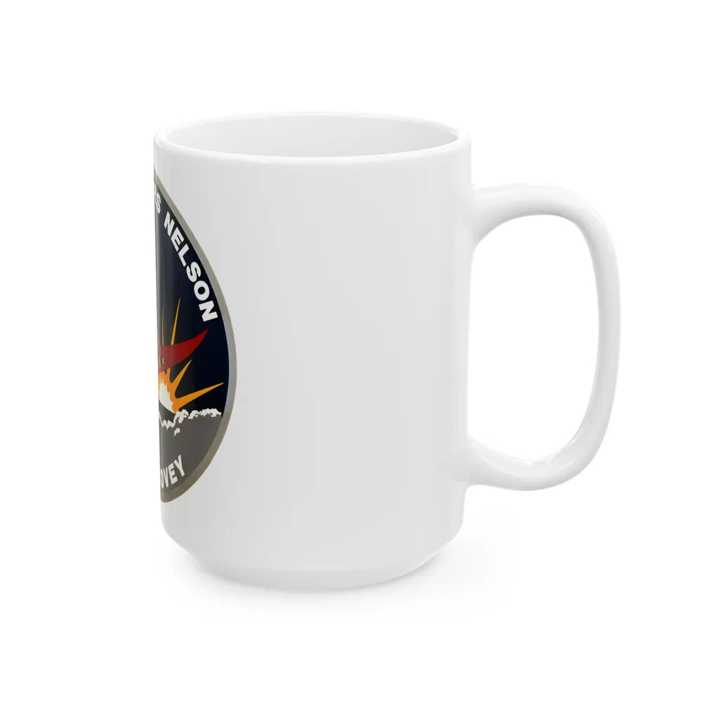 STS 26 (NASA) White Coffee Mug-Go Mug Yourself