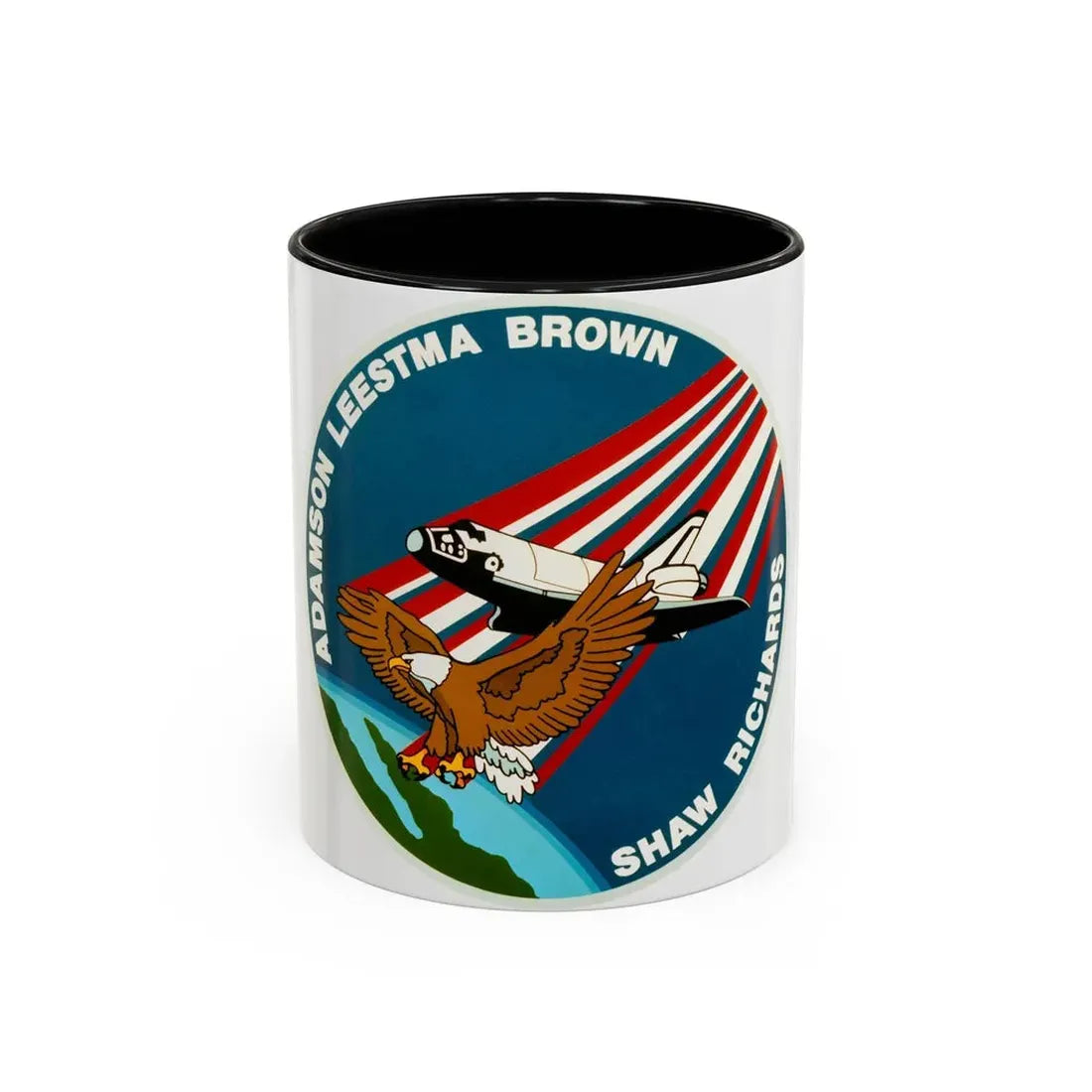 STS 28 (NASA) Accent Coffee Mug 11oz Black - Go Mug Yourself