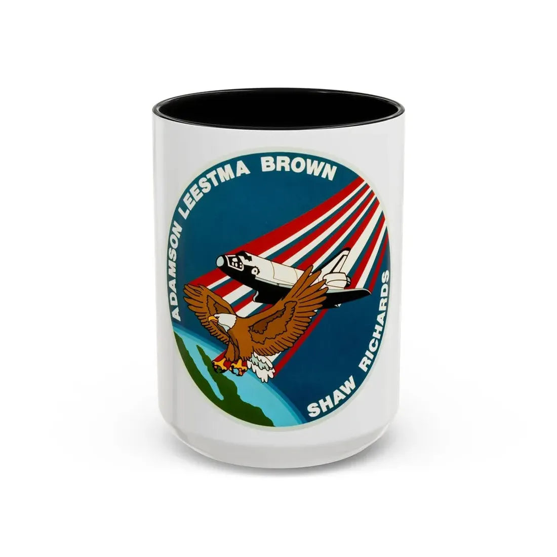 STS 28 (NASA) Accent Coffee Mug 15oz Black - Go Mug Yourself