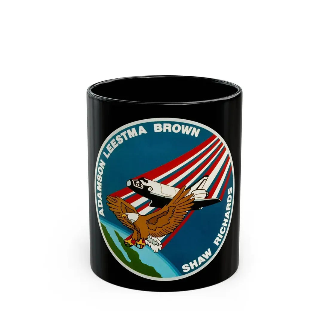 STS 28 (NASA) Black Coffee Mug 11oz - Go Mug Yourself