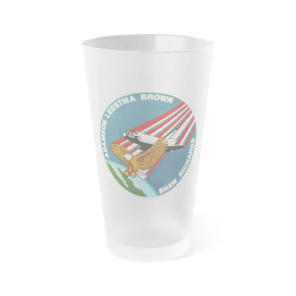 STS 28 (NASA) Frosted Pint Glass 16oz-Go Mug Yourself