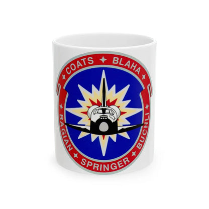 STS 29 (NASA) White Coffee Mug-11oz-Go Mug Yourself