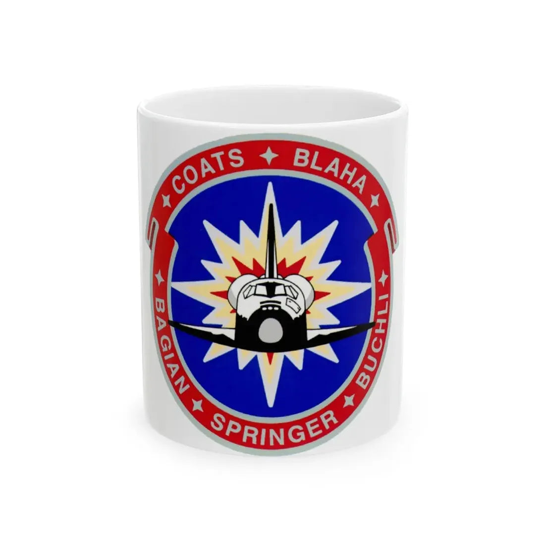 STS 29 (NASA) White Coffee Mug 11oz - Go Mug Yourself