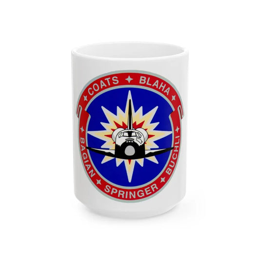 STS 29 (NASA) White Coffee Mug-15oz-Go Mug Yourself