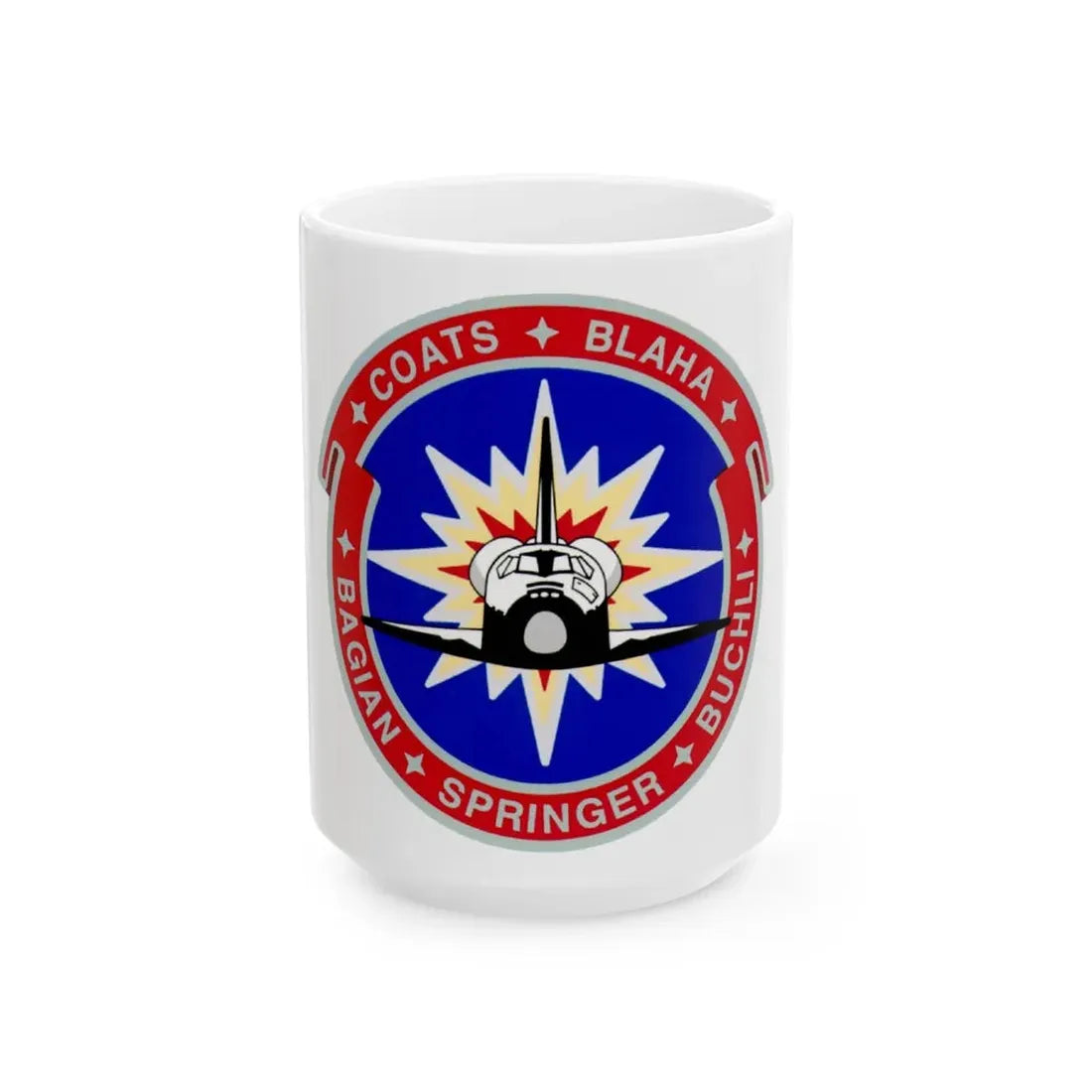 STS 29 (NASA) White Coffee Mug 15oz - Go Mug Yourself