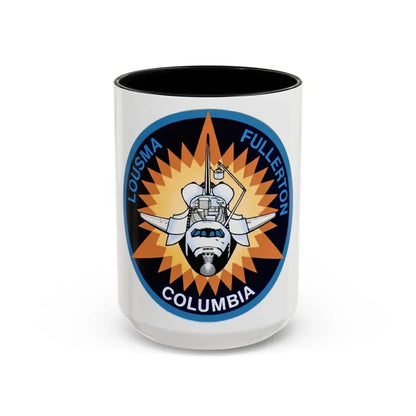 STS 3 (NASA) Accent Coffee Mug 15oz Black - Go Mug Yourself