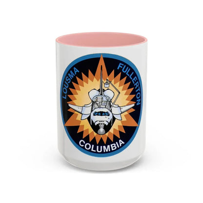 STS 3 (NASA) Accent Coffee Mug 15oz Pink - Go Mug Yourself