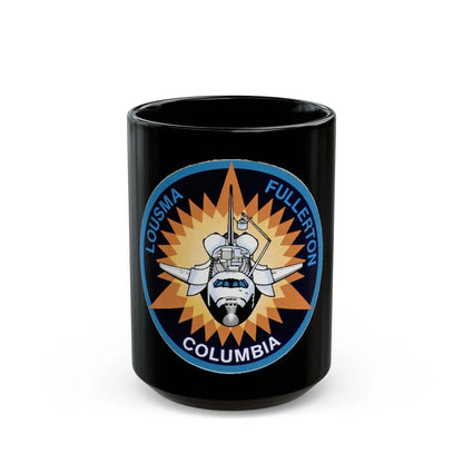 STS 3 (NASA) Black Coffee Mug-15oz-Go Mug Yourself