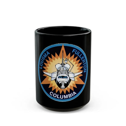 STS 3 (NASA) Black Coffee Mug 15oz - Go Mug Yourself