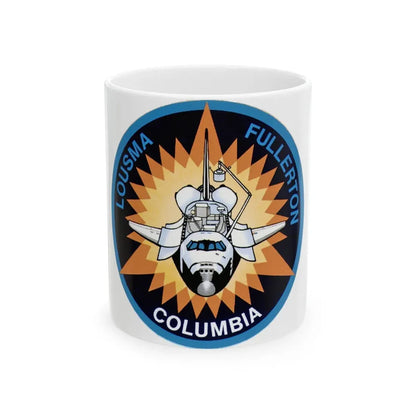 STS 3 (NASA) White Coffee Mug 11oz - Go Mug Yourself