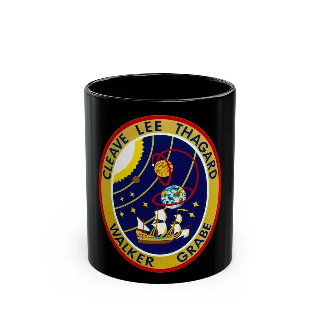 STS 30 (NASA) Black Coffee Mug 11oz - Go Mug Yourself