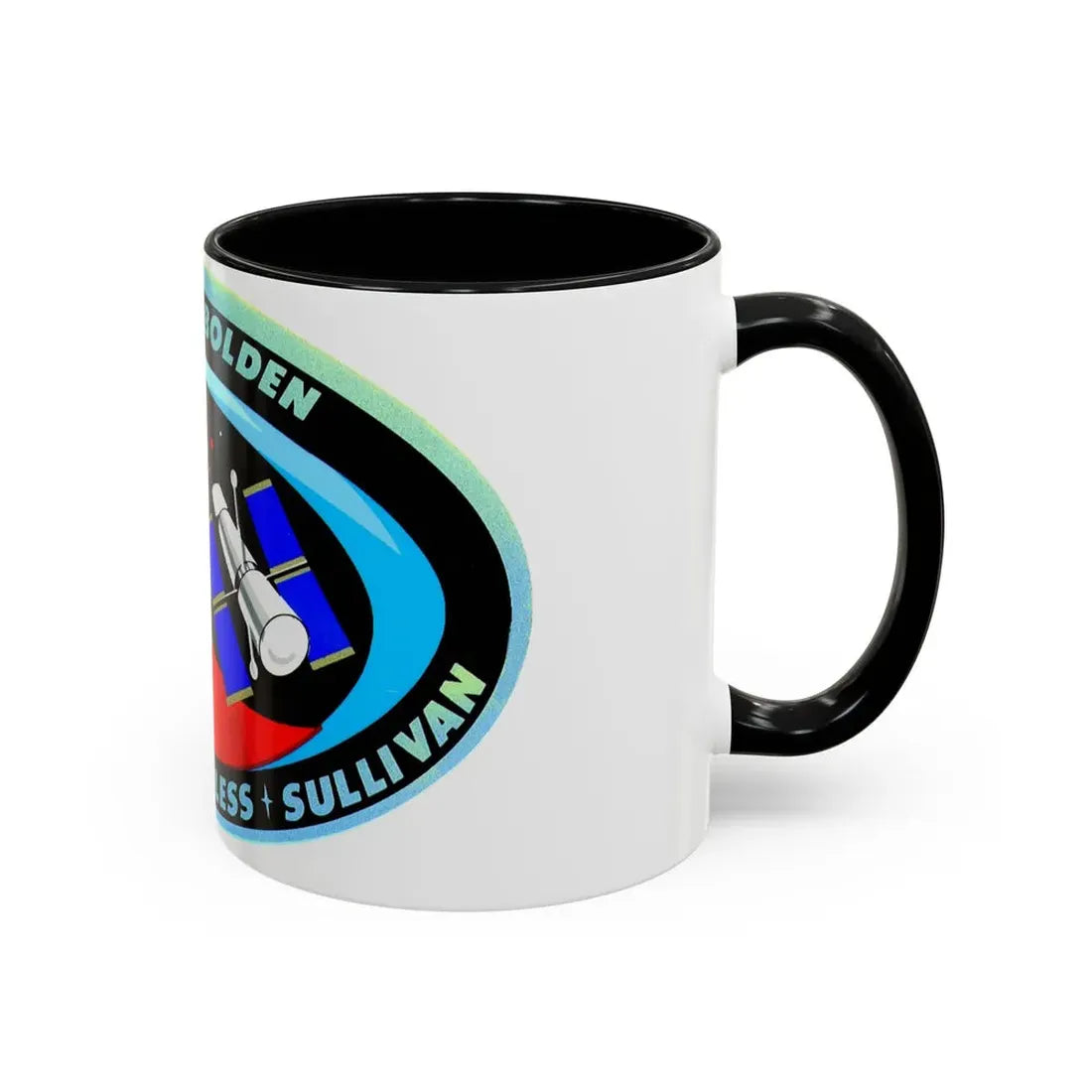 STS 31 (NASA) Accent Coffee Mug - Go Mug Yourself