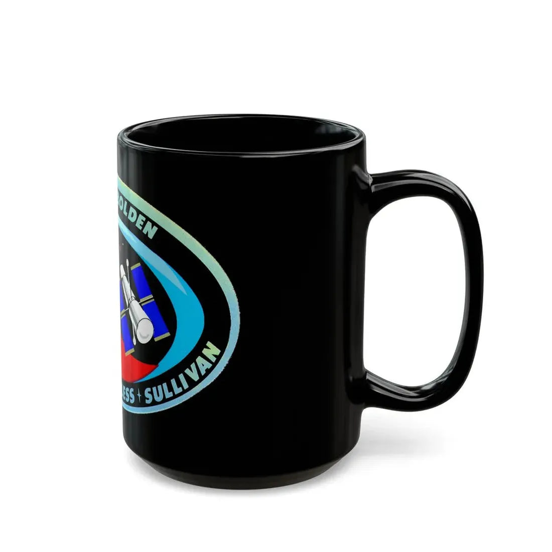 STS 31 (NASA) Black Coffee Mug - Go Mug Yourself