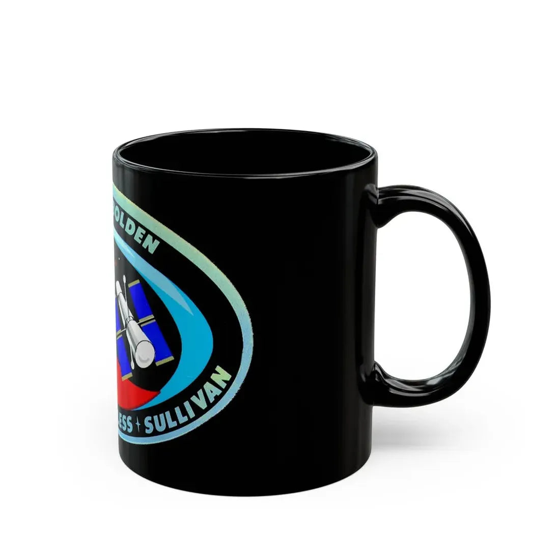 STS 31 (NASA) Black Coffee Mug - Go Mug Yourself