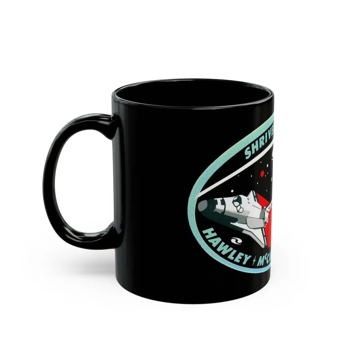 STS 31 (NASA) Black Coffee Mug - Go Mug Yourself