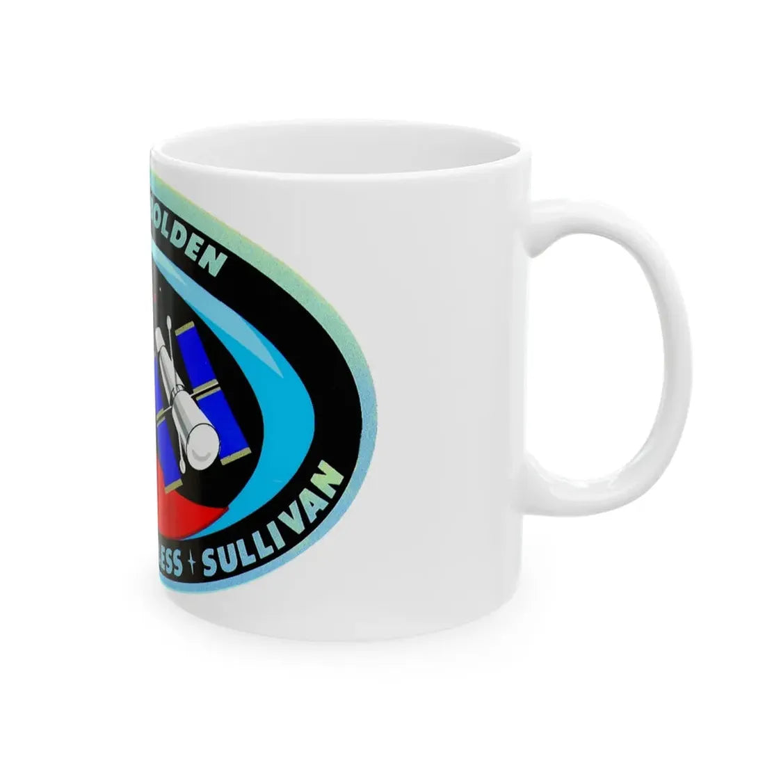 STS 31 (NASA) White Coffee Mug - Go Mug Yourself