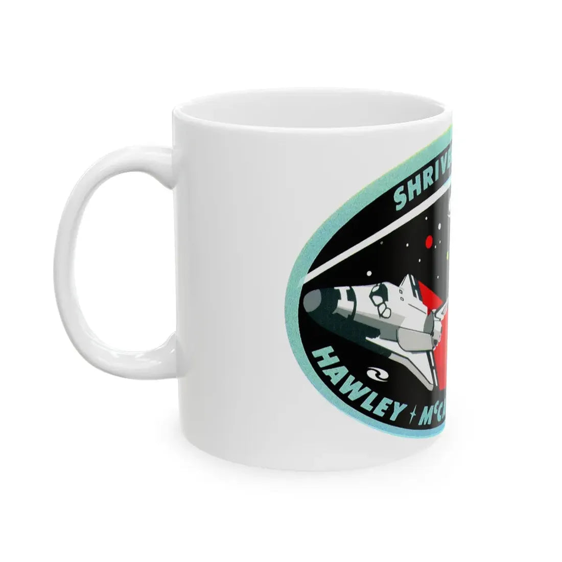 STS 31 (NASA) White Coffee Mug - Go Mug Yourself