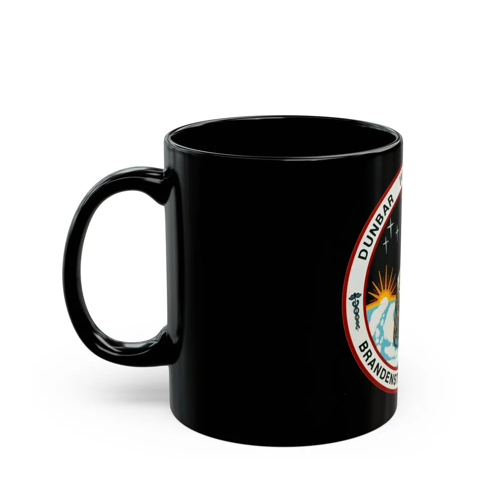 STS 32 (NASA) Black Coffee Mug-Go Mug Yourself