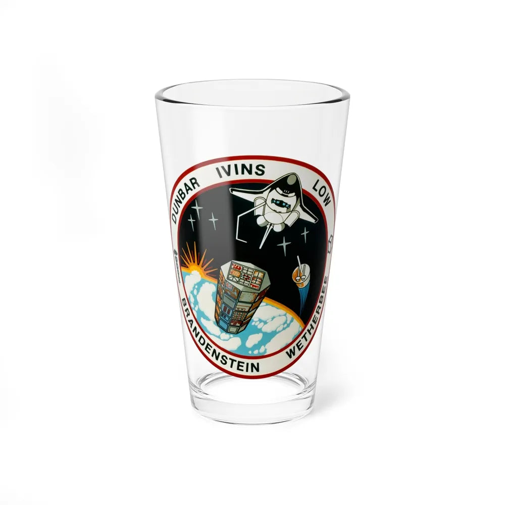 STS 32 (NASA) Pint Glass 16oz-16oz-Go Mug Yourself