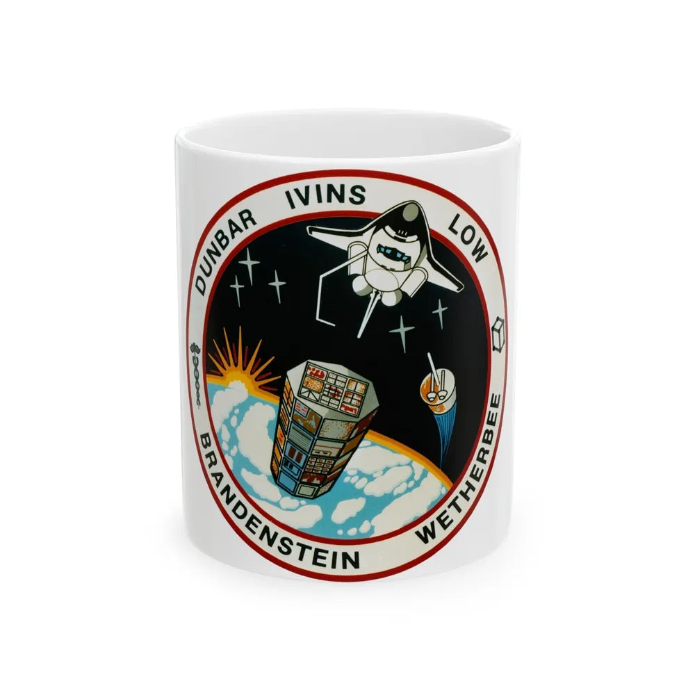 STS 32 (NASA) White Coffee Mug-11oz-Go Mug Yourself