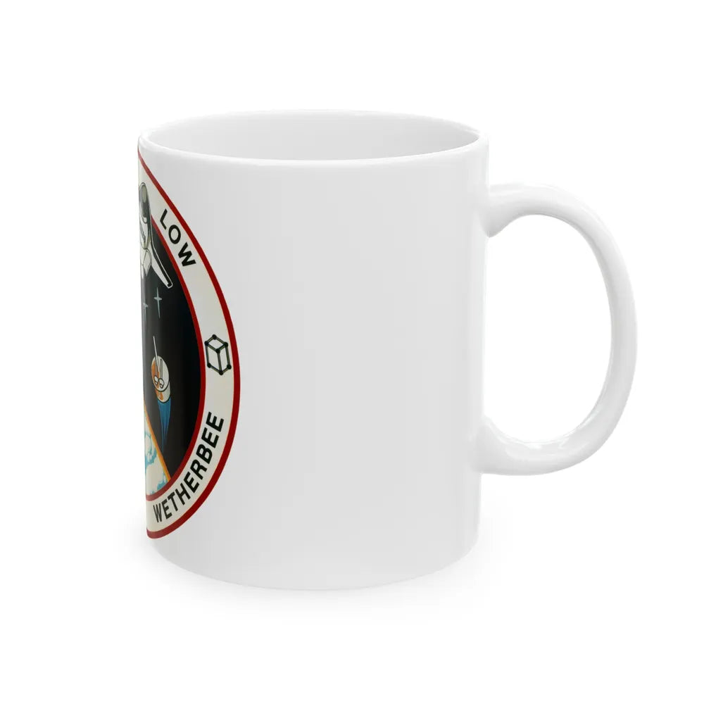 STS 32 (NASA) White Coffee Mug-Go Mug Yourself