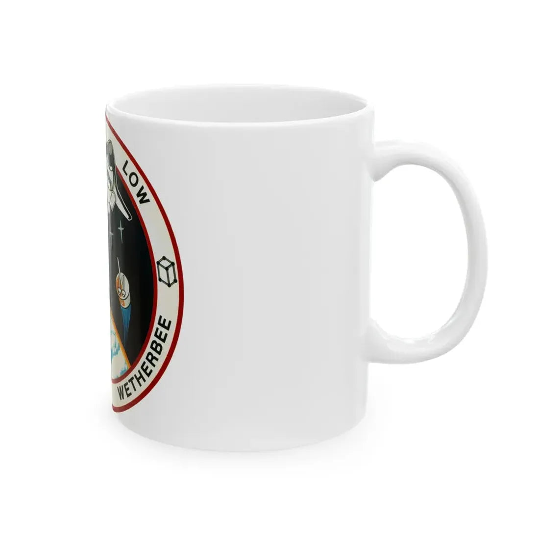 STS 32 (NASA) White Coffee Mug - Go Mug Yourself