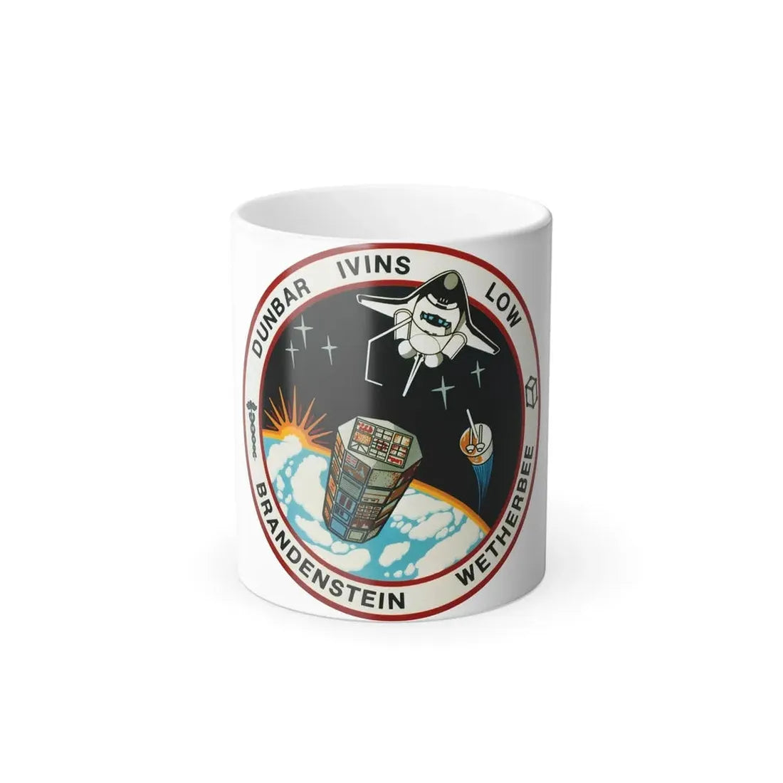 STS 32 Patch NASA - Color Changing Mug 11oz Default Title 11oz - Go Mug Yourself