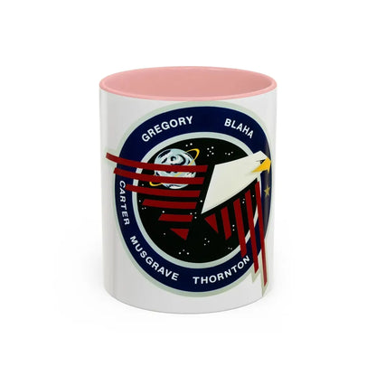 STS 33 (NASA) Accent Coffee Mug 11oz Pink - Go Mug Yourself