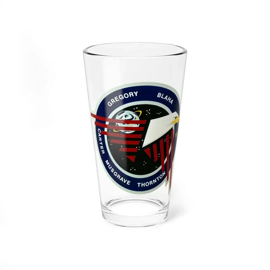 STS 33 (NASA) Pint Glass 16oz 16oz - Go Mug Yourself