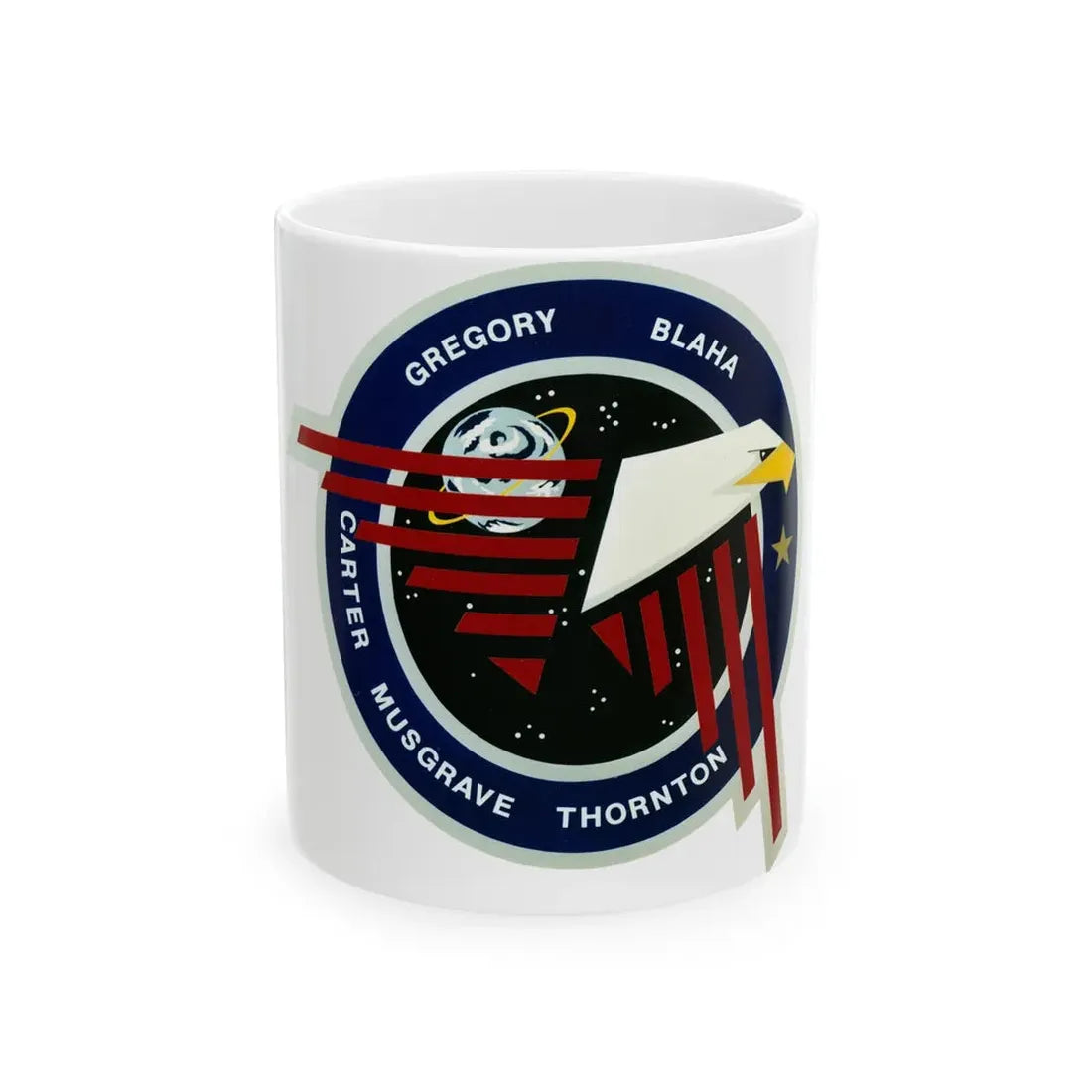 STS 33 (NASA) White Coffee Mug 11oz - Go Mug Yourself