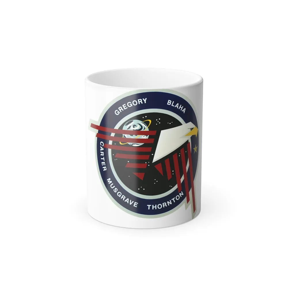 STS 33 Patch NASA - Color Changing Mug 11oz-11oz-Go Mug Yourself