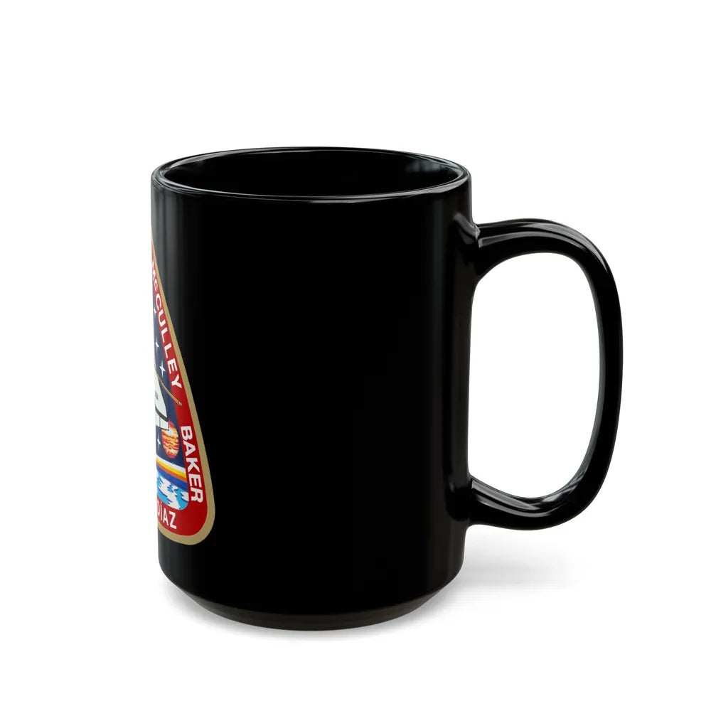 STS 34 (NASA) Black Coffee Mug-Go Mug Yourself