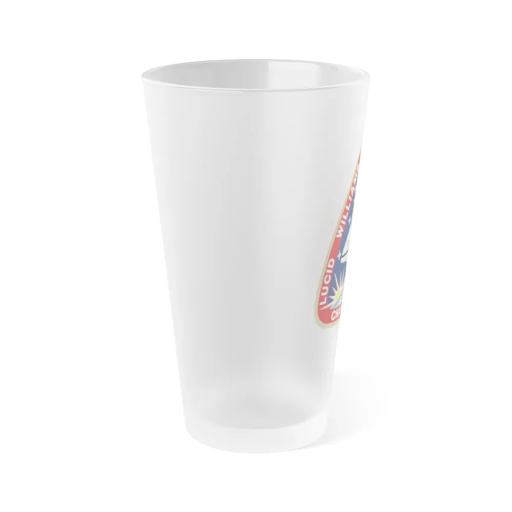 STS 34 (NASA) Frosted Pint Glass 16oz-Go Mug Yourself