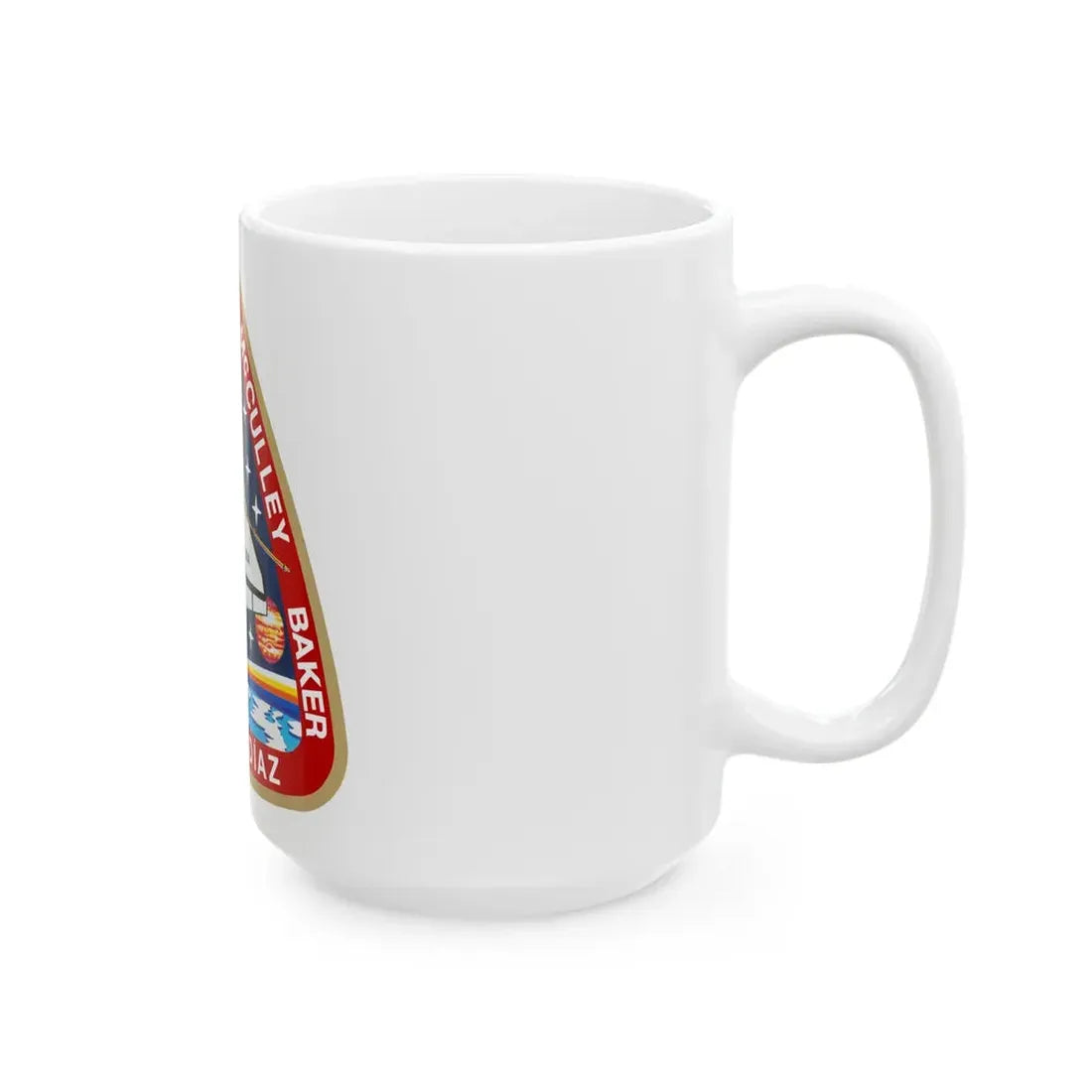 STS 34 (NASA) White Coffee Mug - Go Mug Yourself