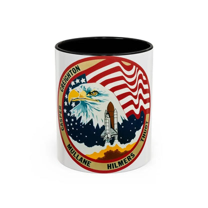 STS 36 (NASA) Accent Coffee Mug 11oz Black - Go Mug Yourself