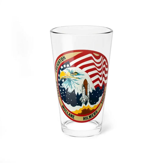 STS 36 (NASA) Pint Glass 16oz 16oz - Go Mug Yourself