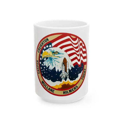 STS 36 (NASA) White Coffee Mug 15oz - Go Mug Yourself