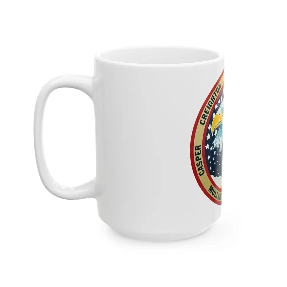 STS 36 (NASA) White Coffee Mug-Go Mug Yourself