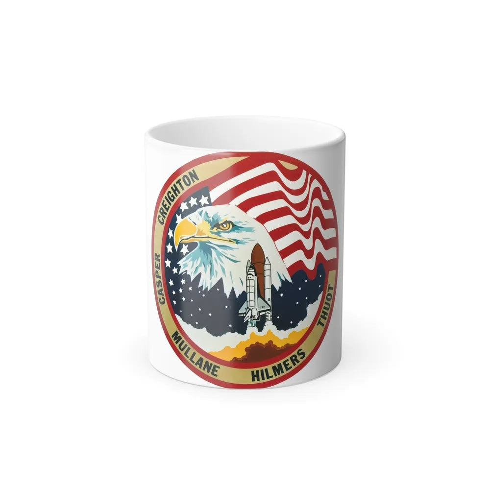 STS 36 Patch NASA - Color Changing Mug 11oz-11oz-Go Mug Yourself