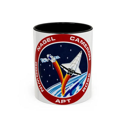 STS 37 (NASA) Accent Coffee Mug 11oz Black - Go Mug Yourself