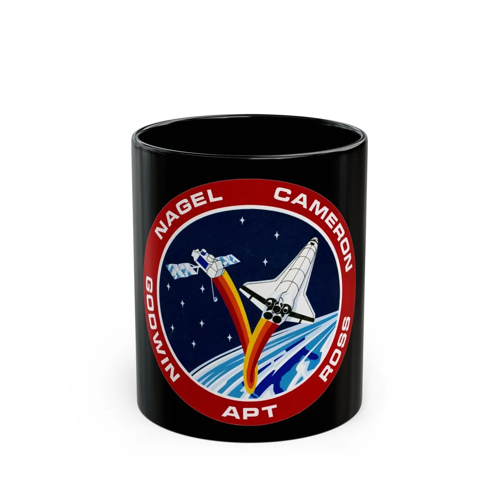 STS 37 (NASA) Black Coffee Mug-11oz-Go Mug Yourself