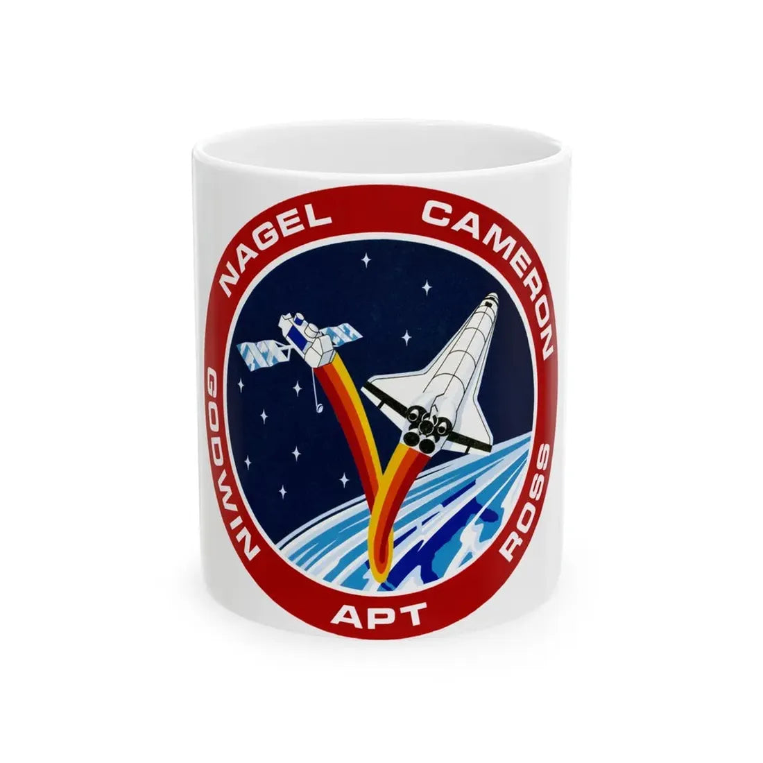 STS 37 (NASA) White Coffee Mug 11oz - Go Mug Yourself
