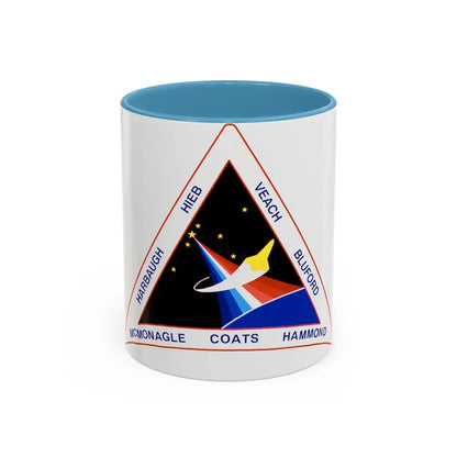 STS 39 (NASA) Accent Coffee Mug 11oz Light Blue - Go Mug Yourself