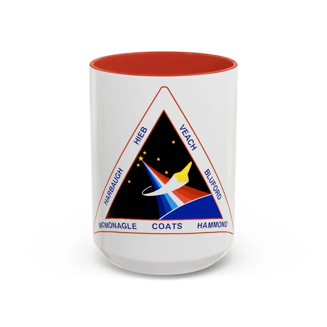 STS 39 (NASA) Accent Coffee Mug 15oz Red - Go Mug Yourself